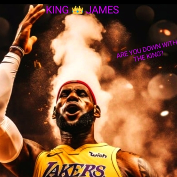 NEW!๐ฏ LEBRON JAMES LAKERS CHALK TOSS SELF CREATED 8.5x11 ULTRA GLOSSY POSTER!๐คฉ - Picture 4 of 5